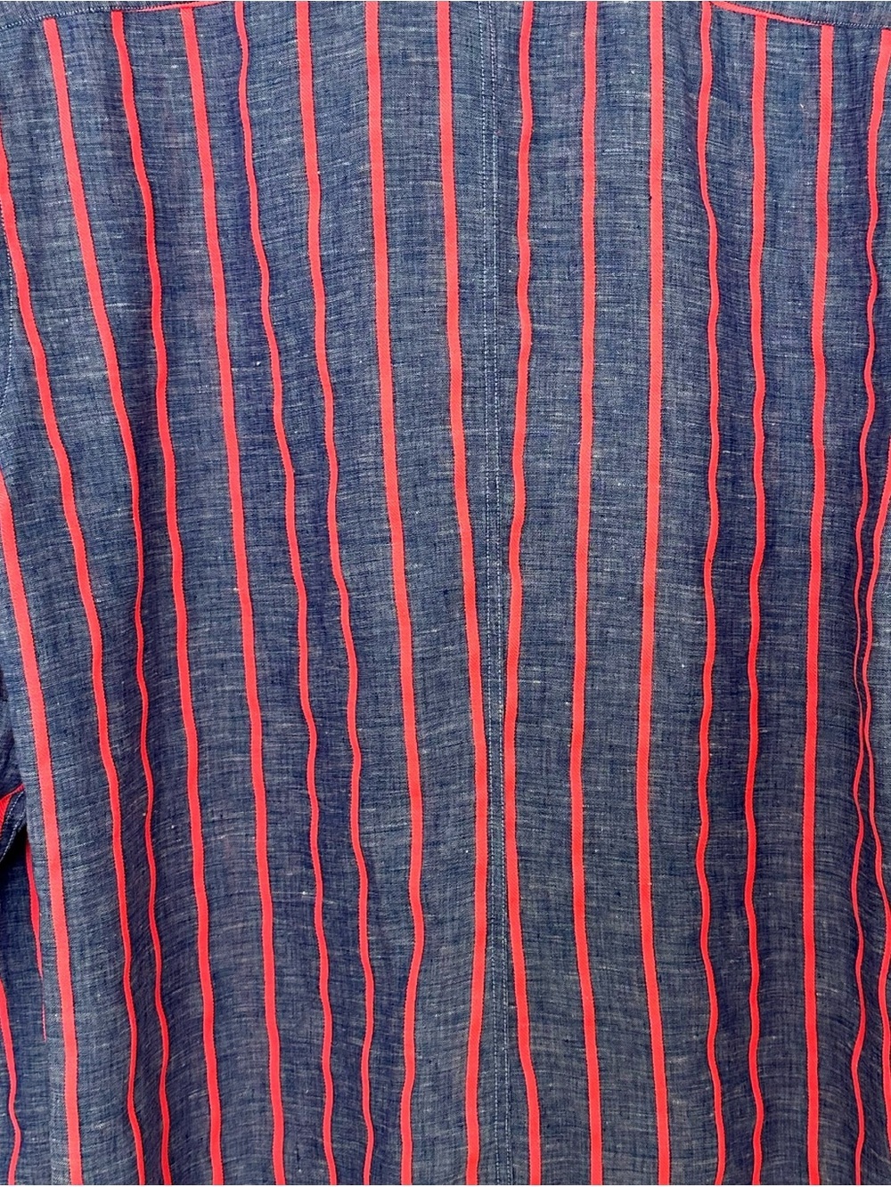 Frank & Eileen | Chambray Linen
Neon Pink Stripe Barry Shirt sz XL - Picture 9 of 12